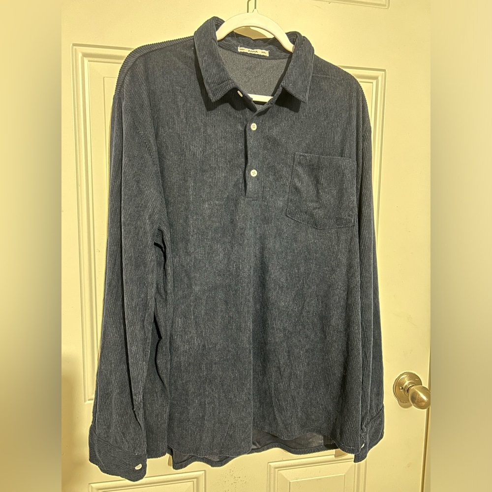 Zaful Mens Navy Pullover